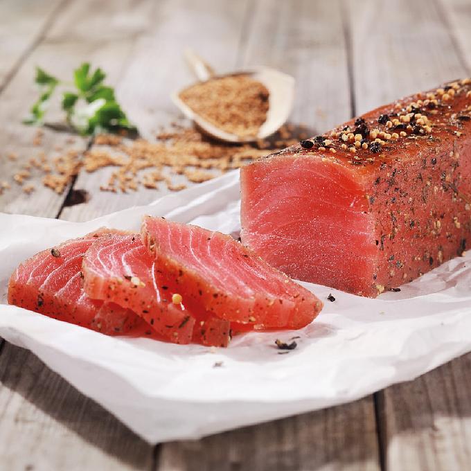 Thunfisch geräuchert Pastrami